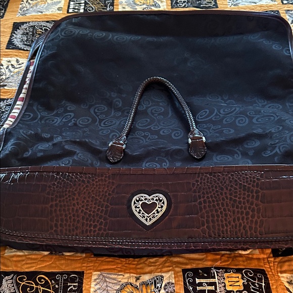 Brighton Brown and Black Travel garment bag - Picture 11 of 16